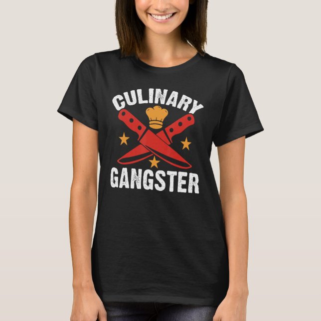 Culinary Gangster Chefs Cooking T-Shirt (Vorderseite)