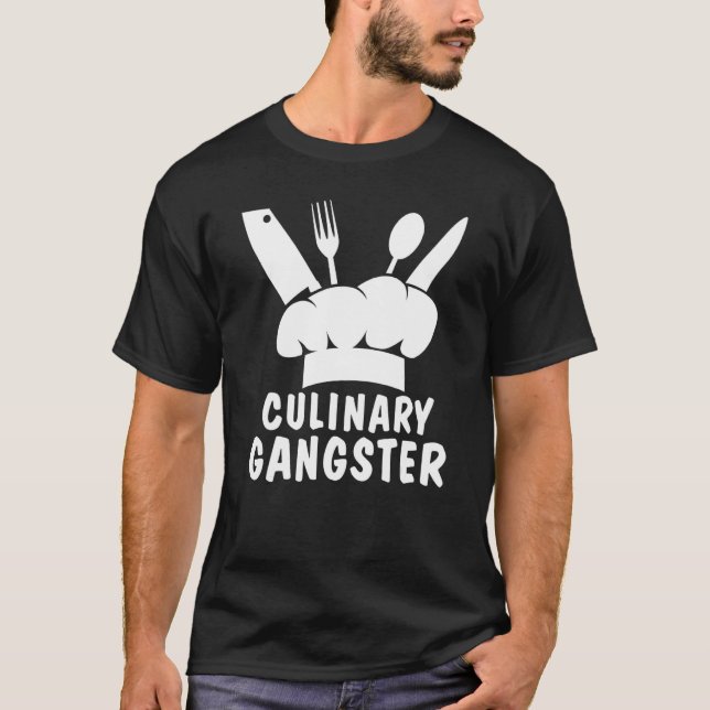Culinary Gangster Cook T-Shirt (Vorderseite)
