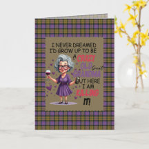 Culloden Ancient Scottish Tartan Humorvoller Gebur