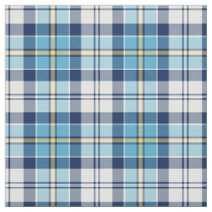 Culloden blauer KleiderTartan Stoff