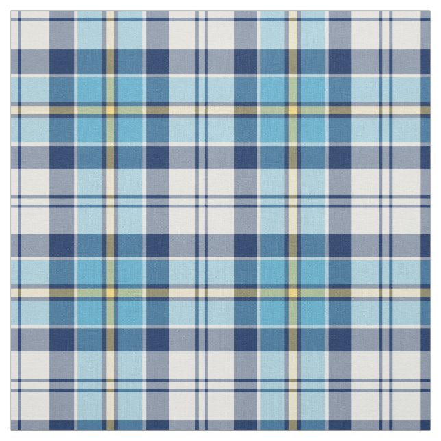 Culloden blauer KleiderTartan Stoff (Muster)