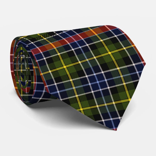 Culloden Tartan Kariert Krawatte (Gerollt)