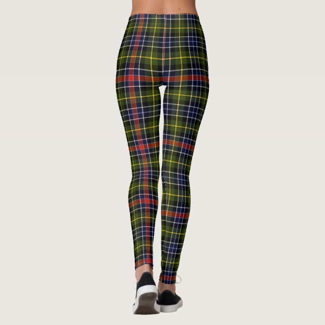 Culloden Tartan Kariert Leggings (Rückseite)