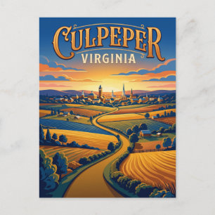 Culpeper USA Postkarte