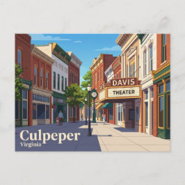 Culpeper USA Postkarte