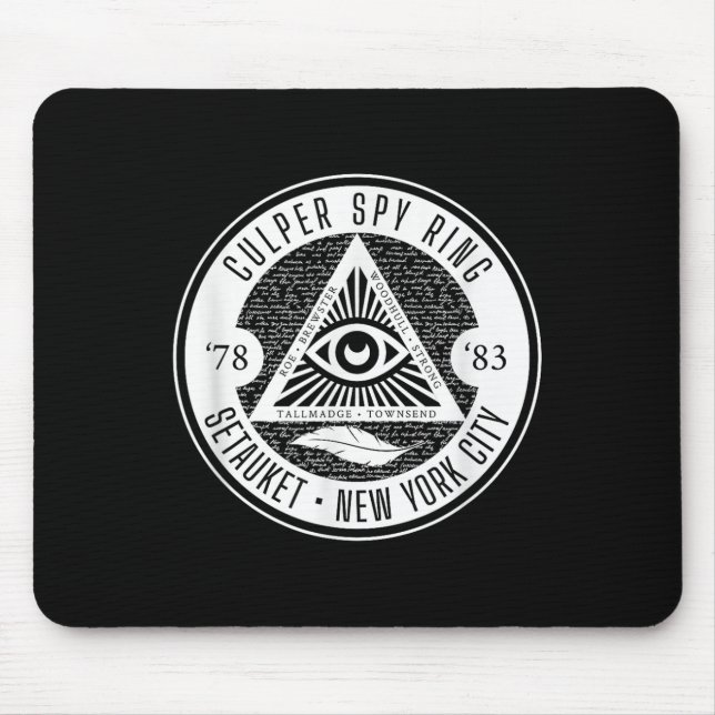 Culper Spy Ring Revolutionskrieg Mousepad (Vorne)