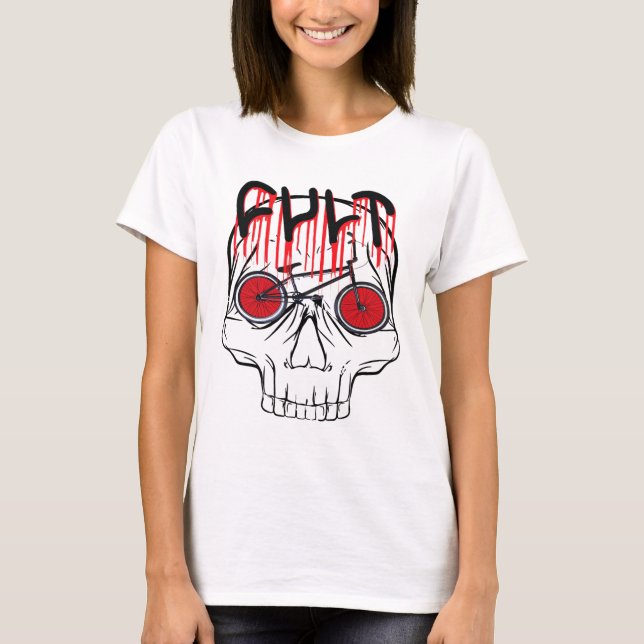 Cult Bmx Halloween Kostümgeschenk für Frauen Mädch T-Shirt (Vorderseite)