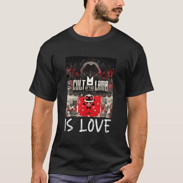Cult Of The Lamb Is Love T-Shirt (Vorderseite)