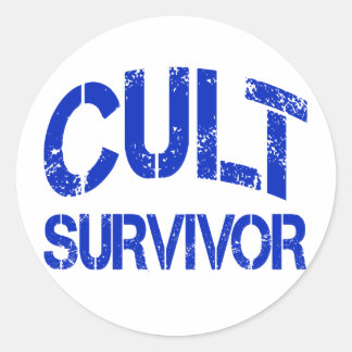 Cult Survivor Runder Aufkleber