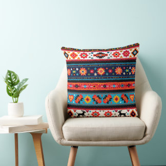 Cultural Christmas Geometric Festive Kissen