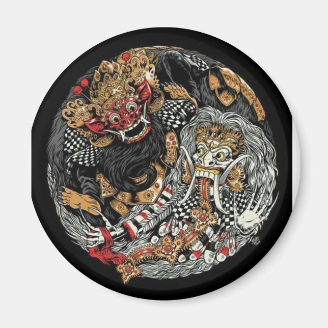 Culture Bali, Indonesien, Magnete für Foto (Vorne)