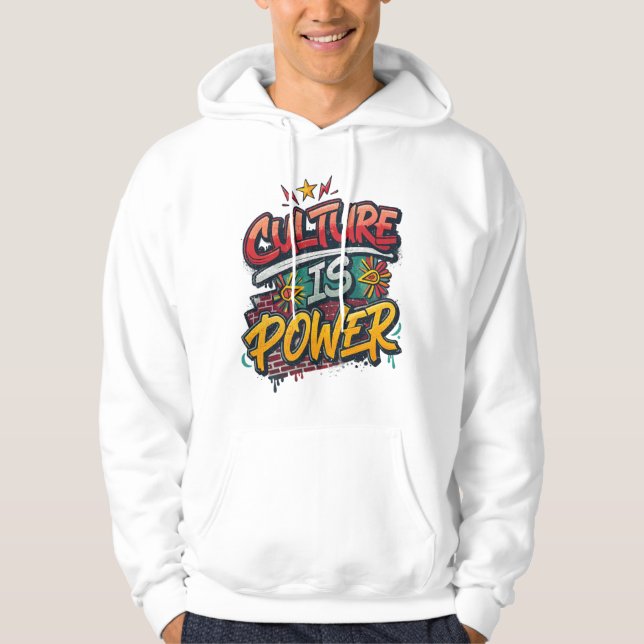 Culture Is Power Black History Month Black hoodie (Vorderseite)