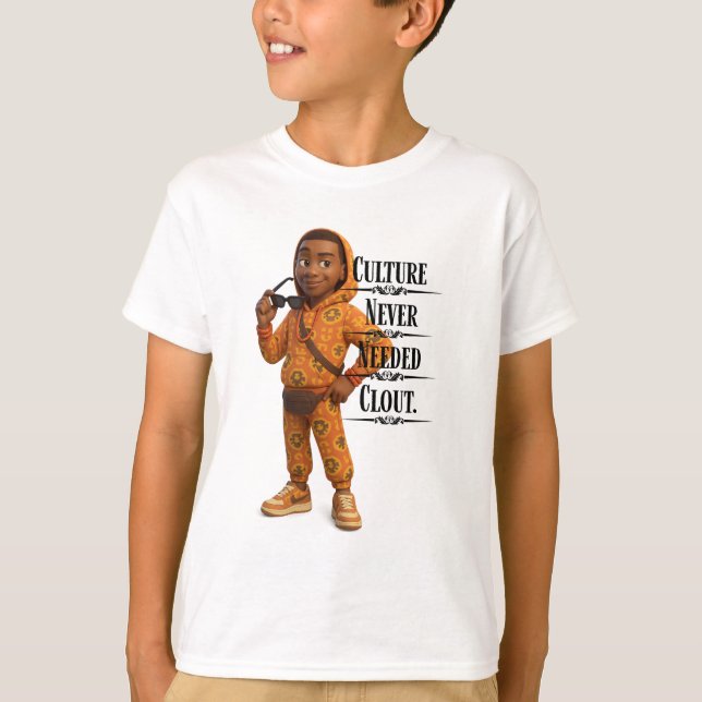 Culture Never Needed Clout,Pixarstyle 3D T-Shirt (Vorderseite)