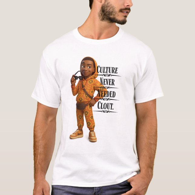 Culture Never Needed Clout,Pixarstyle 3D T-Shirt (Vorderseite)