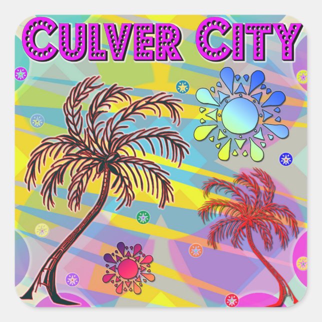 Culver City Happy and Hope Sticker (Vorderseite)