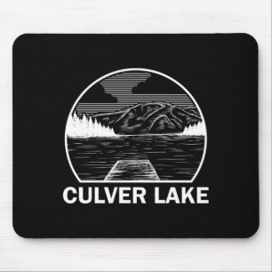 Culver Lake New Jersey lustiges Angeln Camping Mousepad