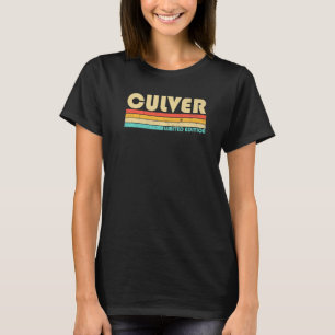 Culver Surname Retro Vintag 80er 90s Geburtstagsre T-Shirt