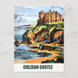 Culzean Castle, die Ayshire-Küste Schottlands Postkarte