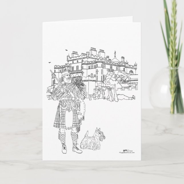 Culzean Castle Scotland Karte (Vorderseite)