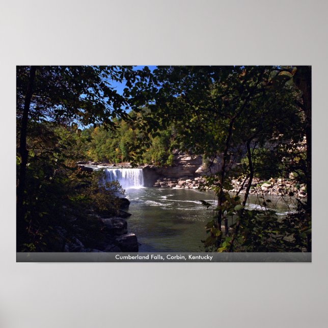 Cumberland Falls, Corbin, Kentucky Poster (Vorne)