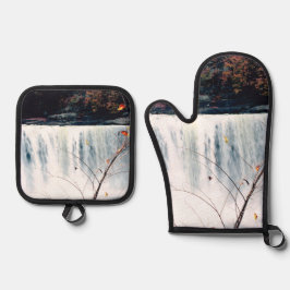 Cumberland Falls Ofenhandschuh & Topflappen-Set