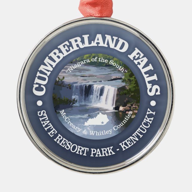 Cumberland Falls SRP Ornament Aus Metall (Vorne)