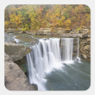 Cumberland Falls State Park bei Corbin Kentucky Quadratischer Aufkleber