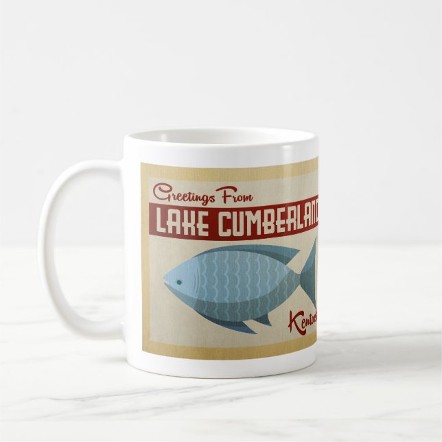 Cumberland Fisch Vintage Kaffeetasse (Links)