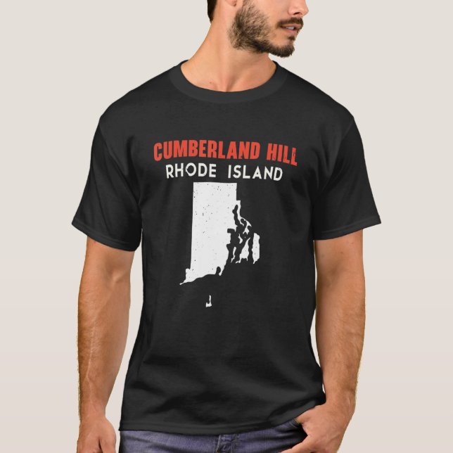 Cumberland Hill Rhode Island USA State America Tra T-Shirt (Vorderseite)