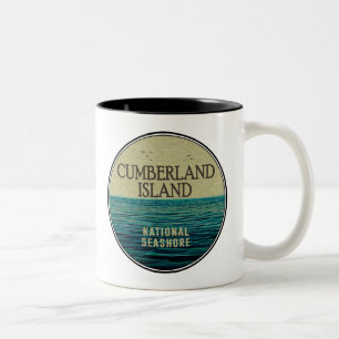 Cumberland Island National Seashore Ocean Birds Zweifarbige Tasse