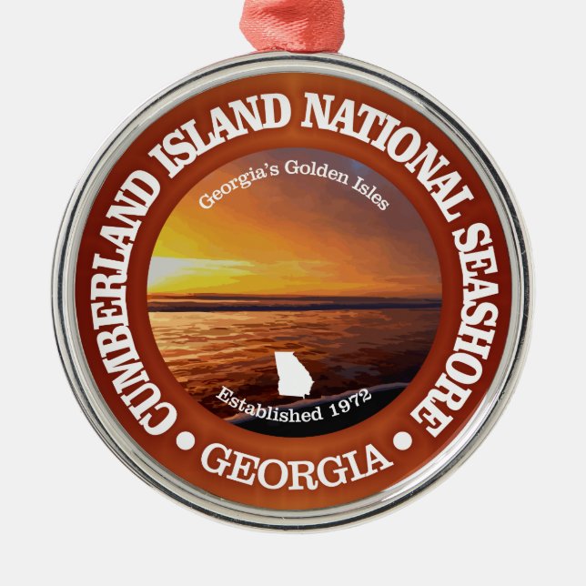 Cumberland Island National Seashore Ornament Aus Metall (Vorne)