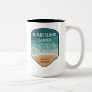 Cumberland Island National Seashore Seagulas Zweifarbige Tasse