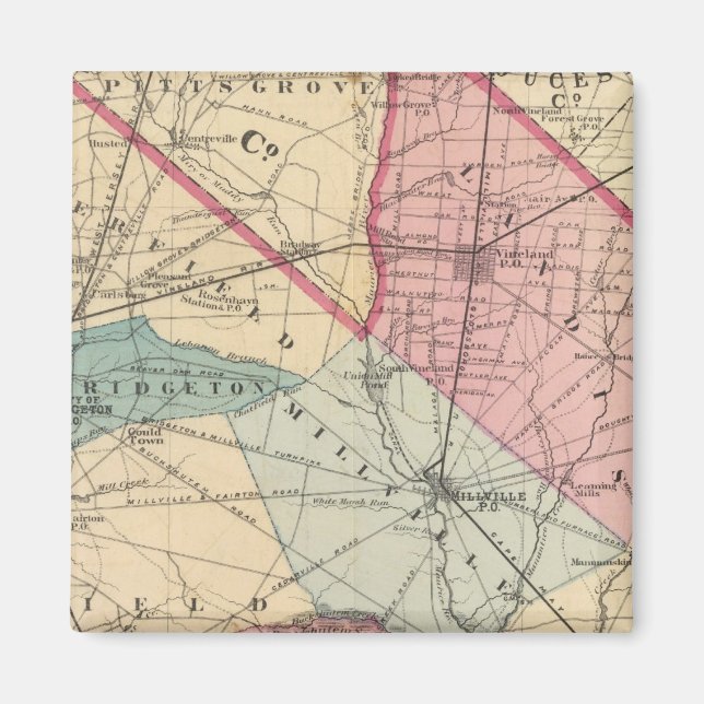 Cumberland Landkreis, NJ Magnet (Vorne)