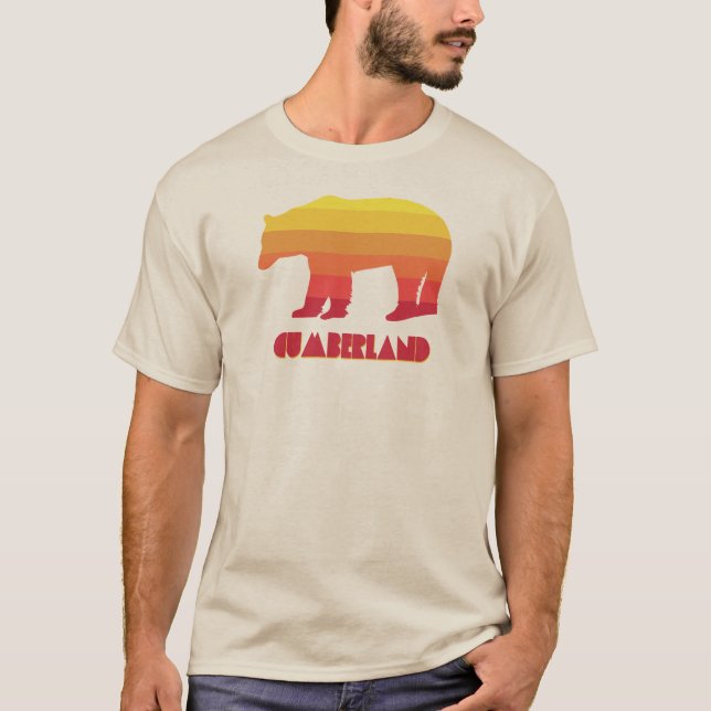 Cumberland Maryland Rainbow Bear T-Shirt (Vorderseite)