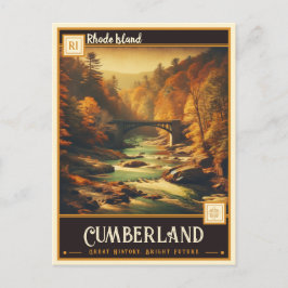Cumberland, Rhode Island | VINTAG Postkarte