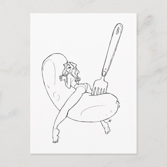 Cumberland Sausage Postkarte (Vorderseite)