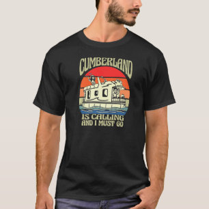 Cumberland-See ruft Kentucky Houseboat-Boot T-Shirt
