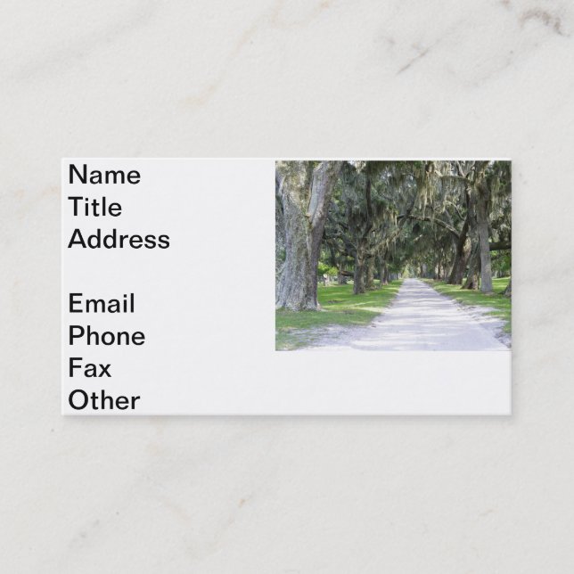 Cumberland-Spur Visitenkarte (Vorderseite)