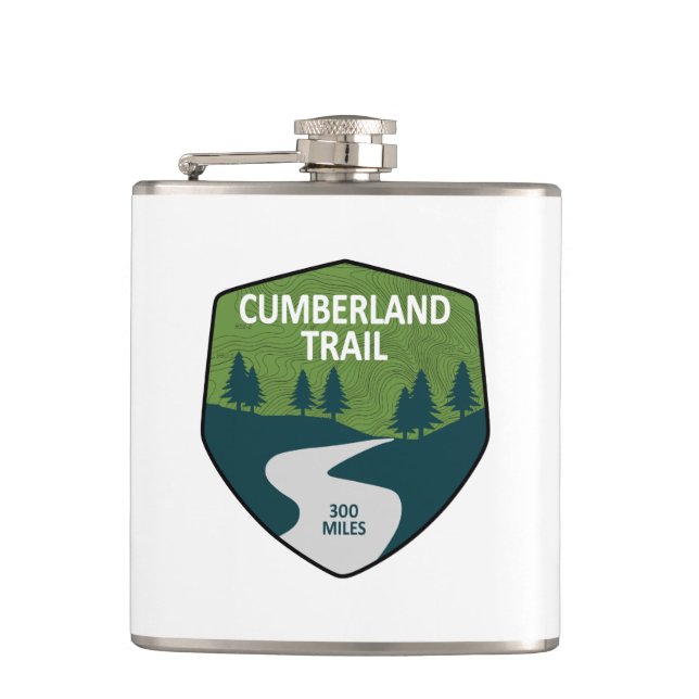 Cumberland Trail Tennessee Flachmann (Vorderseite)