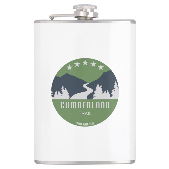 Cumberland Trail Tennessee Flachmann (Vorderseite)