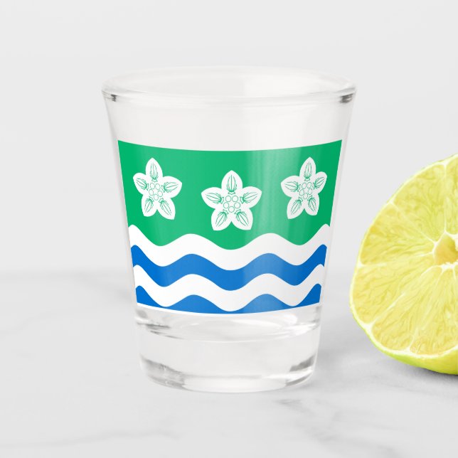 Cumberland (UK-Landkreis) Schnapsglas (Vorderseite)
