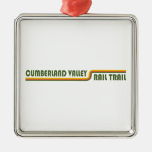 Cumberland Valley Rail Trail Ornament Aus Metall