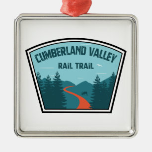 Cumberland Valley Rail Trail Ornament Aus Metall