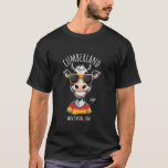 Cumberland WI USA Funny Cow Cartoon Design T-Shirt<br><div class="desc">Cumberland WI USA Funny Cow Cartoon Design</div>