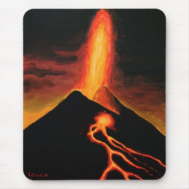 Cumbre Vieja Vulkan Mousepad (Vorne)