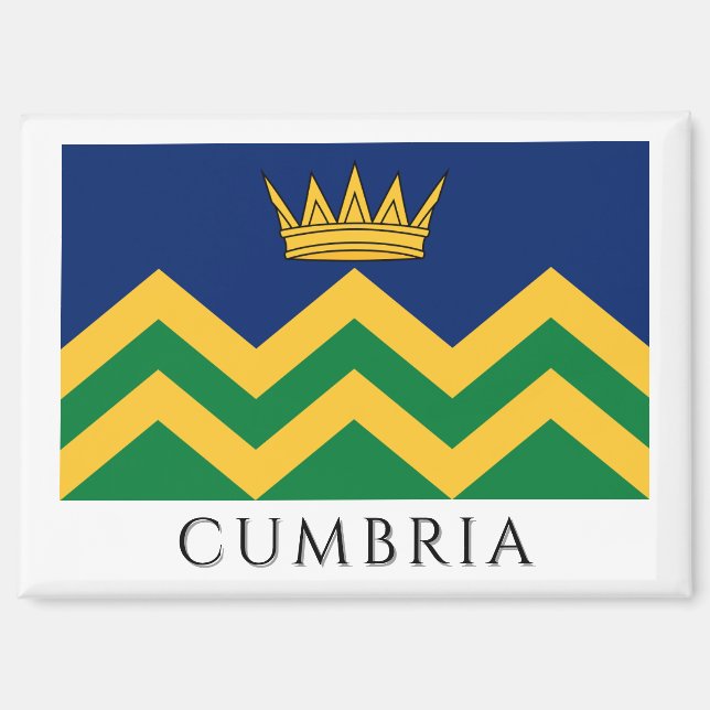 Cumbria-Flagge (ab 2025) Magnet (Vorderseite)