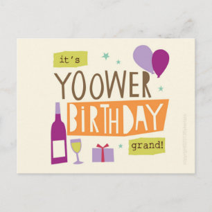 Cumbrian Birthday Post Card Postkarte