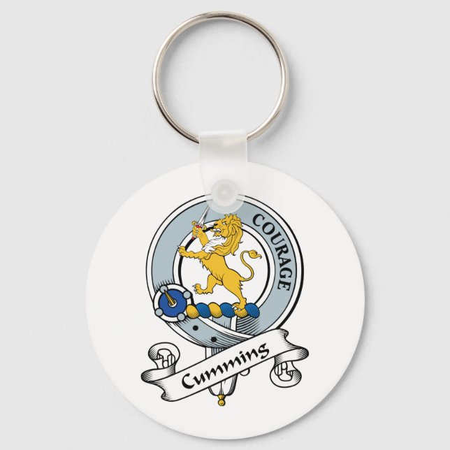 Cumming Clan Abzeichen Schlüsselanhänger (Vorderseite)