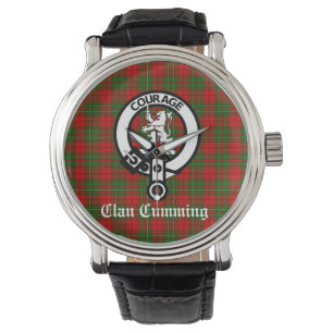 Cumming Crest Badge and Tartan Armbanduhr