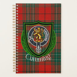 Cumming schottischer Clan-Tartan und -Wappen Planer